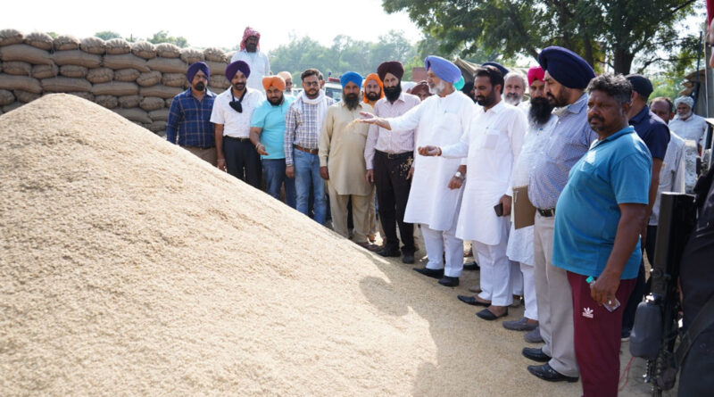 ਕਾਂਗਰਸ ਦੇ ਰਾਜ ਦੌਰਾਨ ਫ਼ਸਲਾਂ ਵੇਚਣ ਵਿੱਚ ਕਿਸਾਨਾਂ ਨੂੰ ਕਦੇ ਦਿੱਕਤ ਨਹੀਂ ਆਈ : ਬਲਬੀਰ ਸਿੰਘ ਸਿੱਧੂ ਪਿੰਡ ਭਾਗੋਮਾਰਾ ਦੇ ਖਰੀਦ ਕੇਂਦਰ ਵਿੱਚ ਪ੍ਰਬੰਧਾਂ ਦਾ ਜਾਇਜ਼ਾ ਲਿਆ