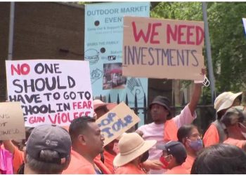 Protesters flood Brooklyn neighborhood for march against gun violence