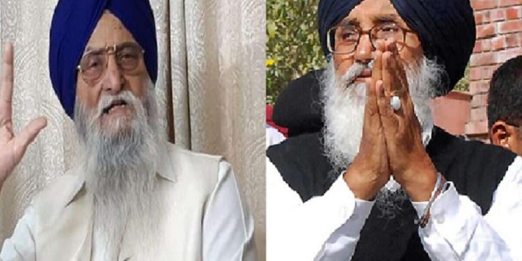 ਪ੍ਰਕਾਸ਼ ਸਿੰਘ ਬਾਦਲ ਅਕਾਲੀ ਦਲ ਦੇ ਮੁੱਖ ਸਰਪ੍ਰਸਤ ਤੇ ਰਣਜੀਤ ਬ੍ਰਹਮਪੁਰਾ ਹੋਣਗੇ ਸਰਪ੍ਰਸਤ