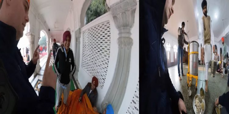 ਹਰਿਮੰਦਰ ਸਾਹਿਬ ਦੇ ਦਰਸ਼ਨ ਕਰਕੇ ਗਦਗਦ ਹੋਇਆ ਅਮਰੀਕਨ YouTuber, ਬੋਲੀ ਫਰਾਟੇਦਾਰ ਪੰਜਾਬੀ, ਤੁਸੀਂ ਵੀ ਦੇਖੋ ਮਜ਼ੇਦਾਰ VIDEO
