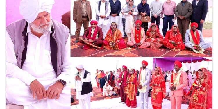 ਨਵਾਂਸ਼ਹਿਰ : ਕਿਰਪਾਲ ਸਾਗਰ ਦੇ ਬਾਣੀ ਡਾ ਹਰਭਜਨ ਸਿੰਘ ਜੀ ਦੇ ਜਨਮ ਦਿਵਸ ਨੂੰ ਸਮਰਪਿਤ ਲੋੜਵੰਦ ਜੋੜਿਆ ਅਨੰਦ ਕਾਰਜ