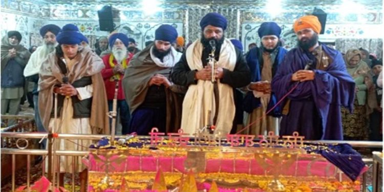 ਗੁਰਦੁਆਰਾ ਬਾਬਾ ਬਿਧੀ ਚੰਦ ਭੱਠ ਸਾਹਿਬ ਵਿਖੇ ਪ੍ਰਕਾਸ਼ ਪੁਰਬ ਮਨਾਇਆ