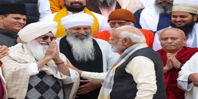 ਪੀਐੱਮ ਦੇ ਸੱਦੇ ‘ਤੇ ਸੰਸਦ ਪੁੱਜੇ ਸੰਤ ਲੱਖਾ ਸਿੰਘ