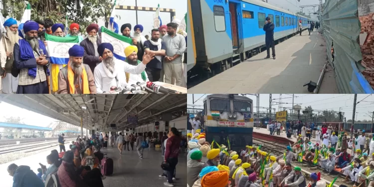 Farmers Protest : ਰੇਲਵੇ ਟ੍ਰੈਕਾਂ ‘ਤੇ ਨਿੱਤਰੇ ਕਿਸਾਨ, ਪੰਜਾਬ ‘ਚ ਟ੍ਰੇਨਾਂ ਦੇ ਚੱਕੇ ਜਾਮ; ਪੰਧੇਰ ਨੇ ਕਿਹਾ- ਮੰਗਾਂ ਪੂਰੀਆਂ ਹੋਣ ਤਕ ਜਾਰੀ ਰਹੇਗਾ ਪ੍ਰਦਰਸ਼ਨ