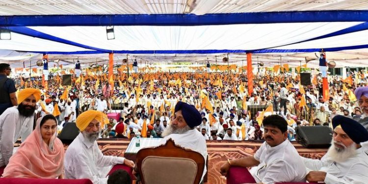 AAP ਸਰਕਾਰ ਦੇ ਰਾਜ ਵਿਚ ਕਿਸਾਨ ਨਿਰਾਸ਼; ਖੁਦਕੁਸ਼ੀਆਂ ਲਈ ਹੋ ਰਹੇ ਹਨ ਮਜਬੂਰ: Sukhbir Badal