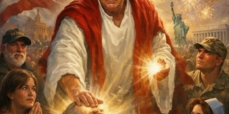 Donald Trump ਨੇ ਖੁਦ ਨੂੰ Jesus Christ ਵਜੋਂ ਦਿਖਾਉਣ ਵਾਲੀ ਪੋਸਟ ਡਿਲੀਟ ਕੀਤੀ