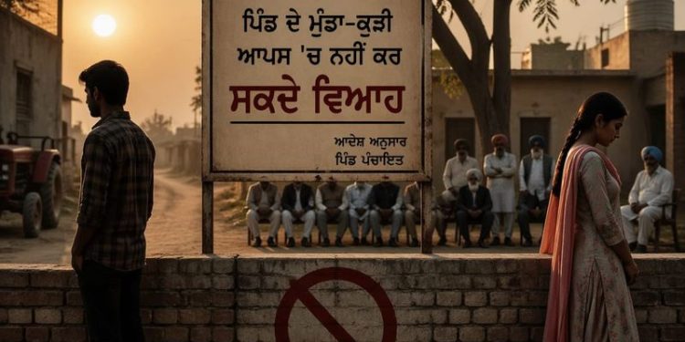 ਇੱਕ ਹੋਰ ਪਿੰਡ ਦਾ ਫ਼ਰਮਾਨ: ਪਿੰਡ ਦੇ ਮੁੰਡਾ-ਕੁੜੀ ਆਪਸ ‘ਚ ਨਹੀਂ ਕਰ ਸਕਦੇ ਵਿਆਹ