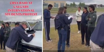 Canada Student protest: ਵਿਦਿਆਰਥੀਆਂ ਦੇ ਪ੍ਰਦਰਸ਼ਨ ਵਾਲੀ ਥਾਂ ’ਤੇ ਸੀਬੀਐੱਸਏ ਵੱਲੋਂ ਛਾਪਾ