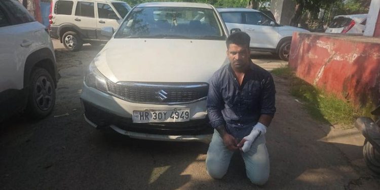 Gurugram hit-and-run: ਮਹਿਲਾ ਬਾਈਕਰ ਨੂੰ ਟੱਕਰ ਮਾਰਨ ਵਾਲਾ ਕਲਿਆਣ ਬੈਂਸਲਾ ਪੁਲੀਸ ਹਿਰਾਸਤ ’ਚੋਂ ਭੱਜਣ ਦੀ ਕੋਸ਼ਿਸ਼ ਦੌਰਾਨ ਜ਼ਖ਼ਮੀ