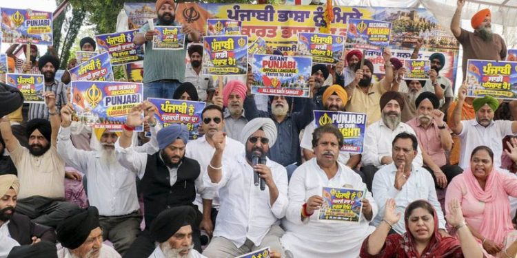 ਜੰਮੂ-ਕਸ਼ਮੀਰ ਵਿੱਚ ਪੰਜਾਬੀ ਭਾਸ਼ਾ ਦੀ ਬਹਾਲੀ ਲਈ ਸਿੱਖ ਭਾਈਚਾਰੇ ਦਾ ਪ੍ਰਦਰਸ਼ਨ